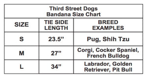 "Z" Reversible Dog Bandana